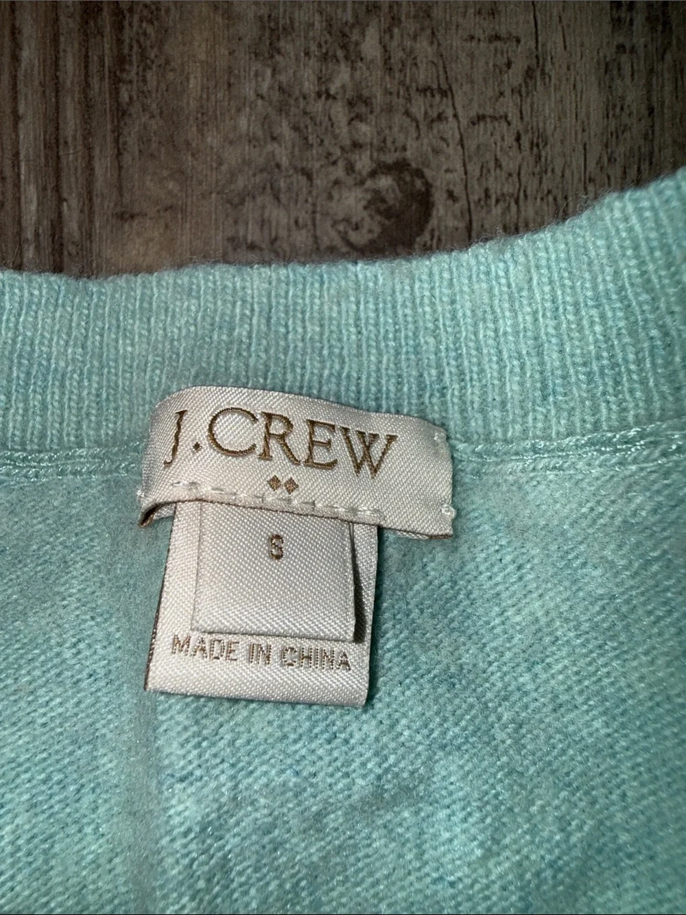 J. Crew Light Aqua Crewneck Sweater